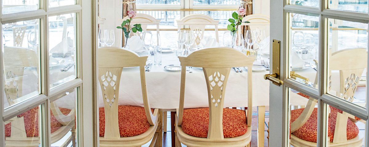 Vinterhagen i restauranten på Losby Gods